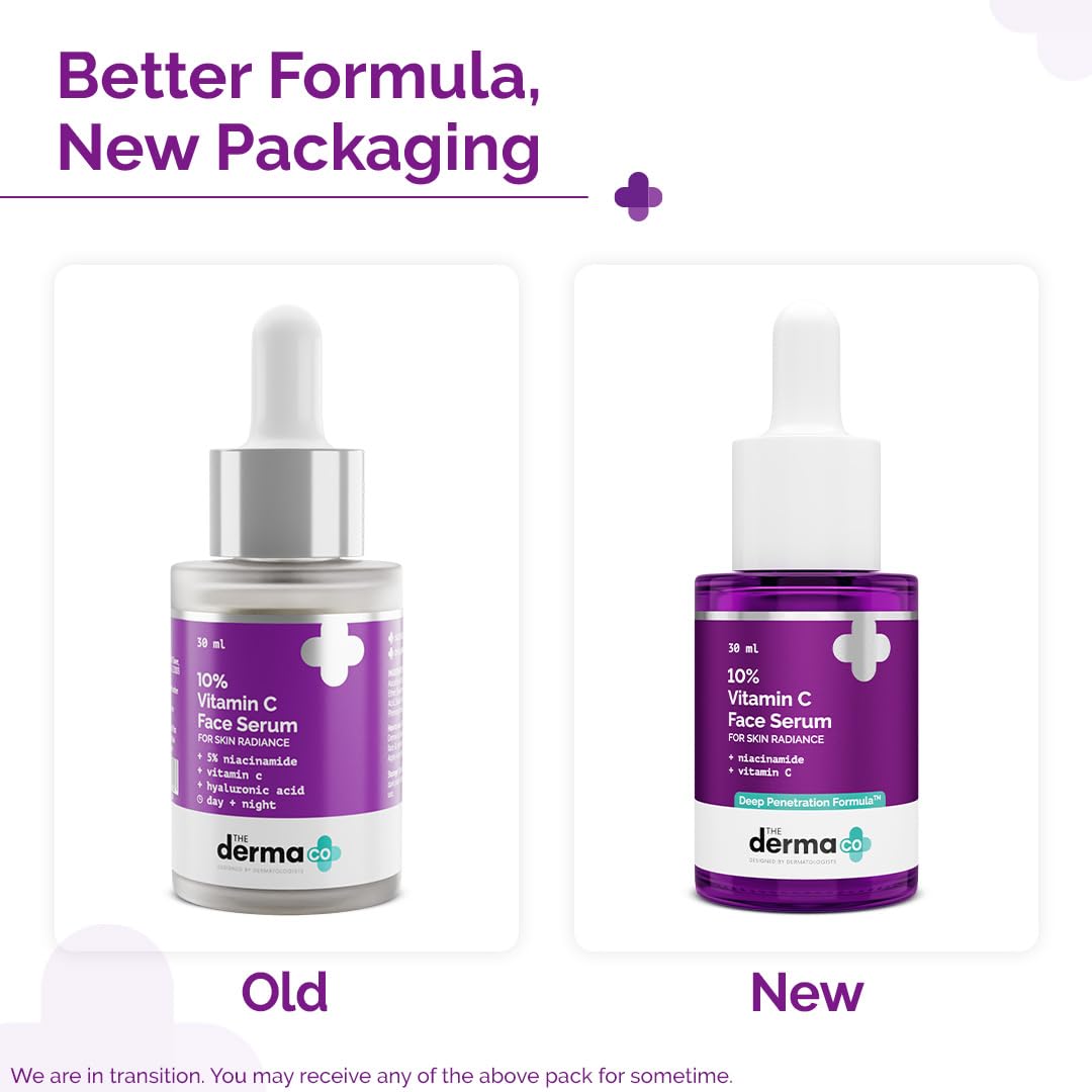 The Derma Co 10% Vitamin C Face Serum with 5% Niacinamide